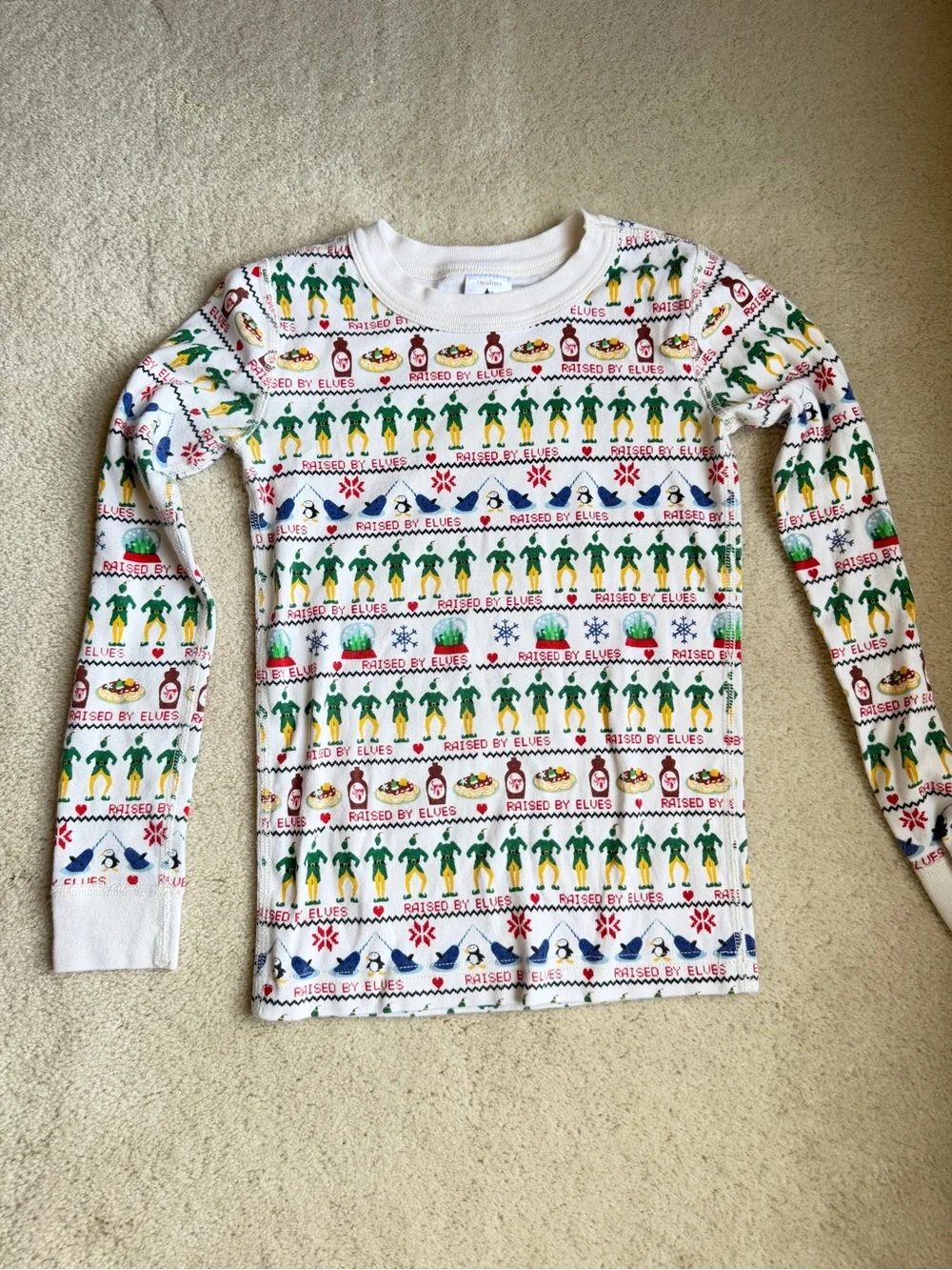 Hanna Andersson Buddy the ELF Christmas Pajama Set Size 8